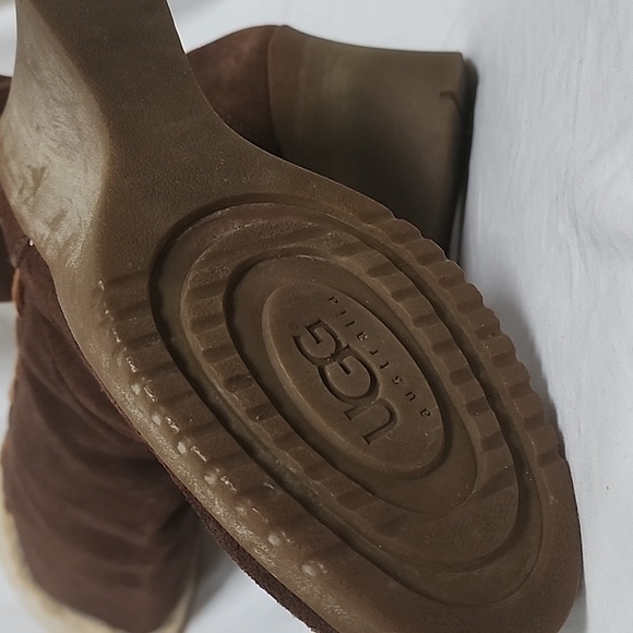 Ugg Australia Wedge Heel Boot, Women's Size 8, Brown-NO BOX - Picture 7 of 10